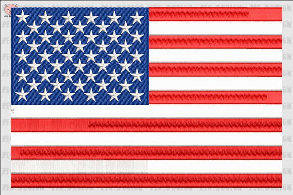 America Flag Embroidery: A Patriotic Touch