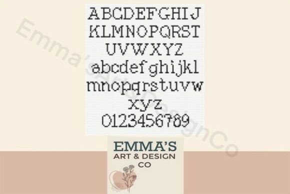 Charming Cross Stitch Alphabet for Holiday Creations