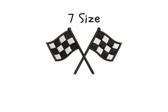 Checkered Flag Embroidery Design: A Versatile Addition