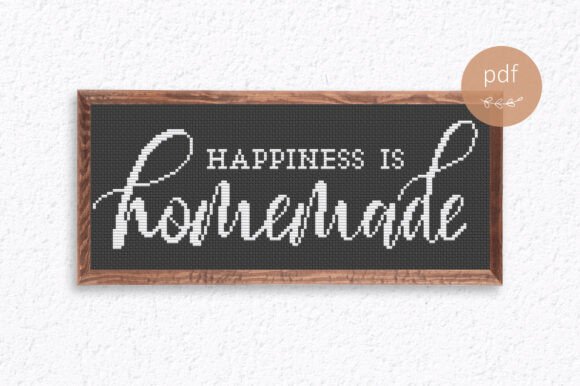 Review: Home Cross Stitch Pattern PDF Quote