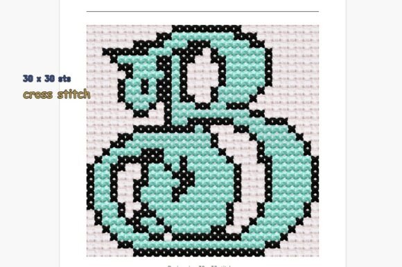 Review: Letter B Cross Stitch Pattern Alphabet