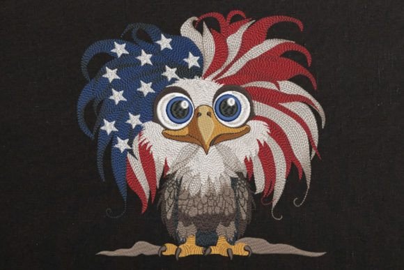 USA Patriotic Eagle Flag on Black: A Review